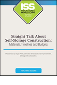 Straight Talk About Self-Storage Construction: Materials, Timelines and Budgets